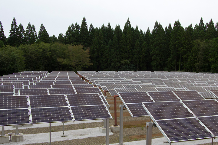 当社の太陽光パネル